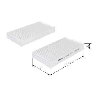 Filtre, air de l'habitacle BOSCH OEM 80292SCAG01