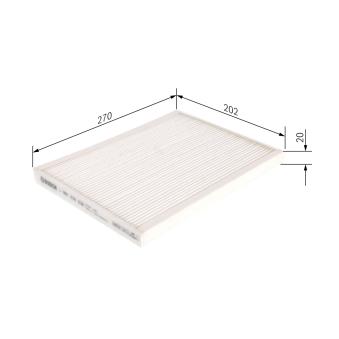 Filtre, air de l'habitacle BOSCH OEM 9586164J01000