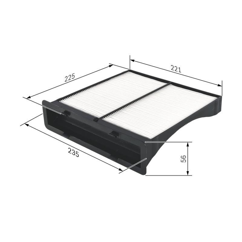 Filtre, air de l'habitacle BOSCH 1 987 432 262 - Visuel 1