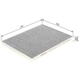 Filtre, air de l'habitacle BOSCH OEM 573228900