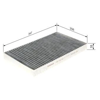 Filtre, air de l'habitacle BOSCH OEM A6398350347