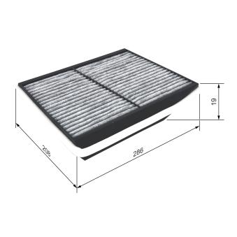 Filtre, air de l'habitacle BOSCH OEM 7711228917 Filtre, air de l'habitacle BOSCH OEM 7711228917