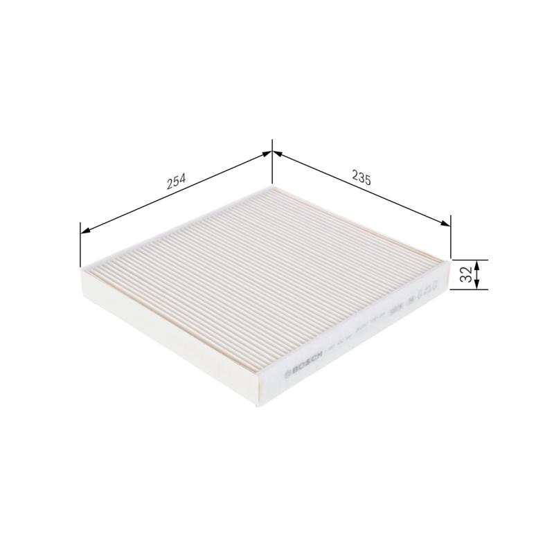 Filtre, air de l'habitacle BOSCH 1 987 432 540 - Visuel 1