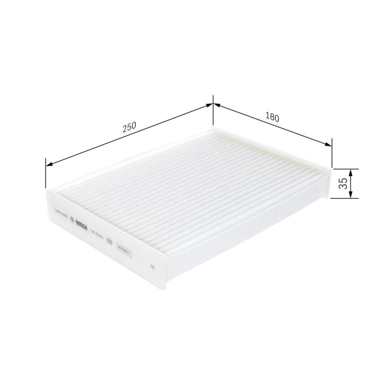 Filtre, air de l'habitacle BOSCH 1 987 435 010 - Visuel 1