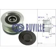Poulie roue libre, alternateur RUVILLE [57362]