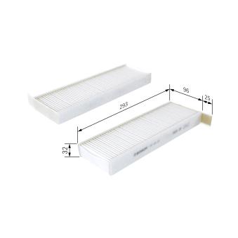 Filtre, air de l'habitacle BOSCH 1 987 435 026 pour OPEL COMBO Combo-e - 136cv