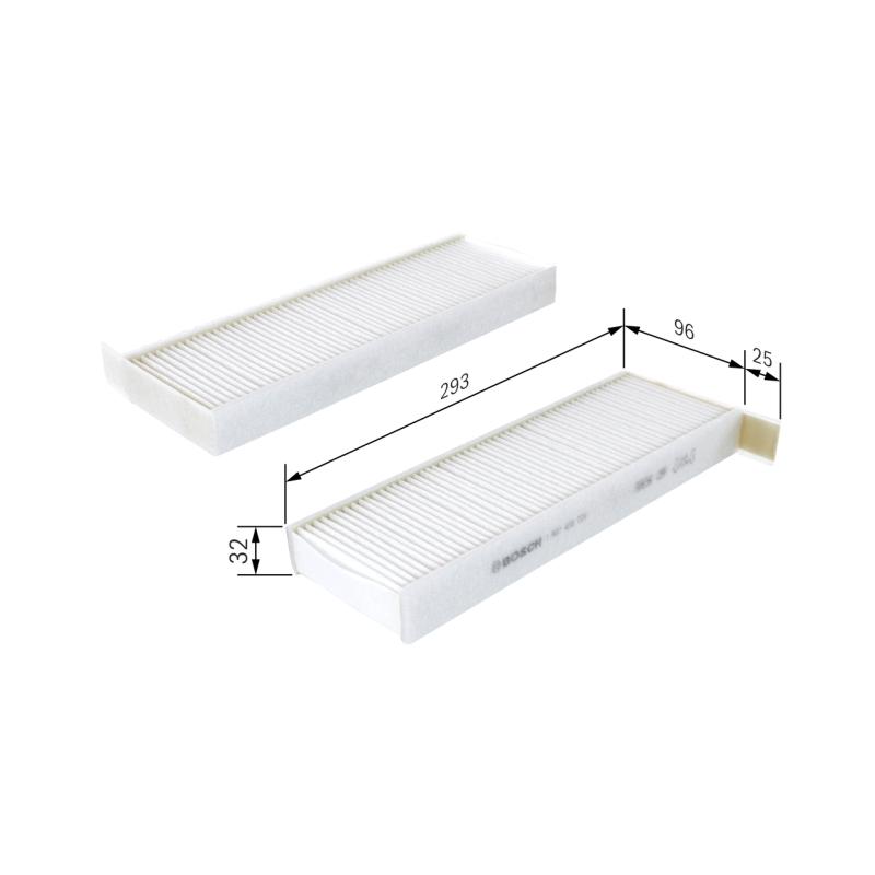 Filtre, air de l'habitacle BOSCH 1 987 435 026 - Visuel 1