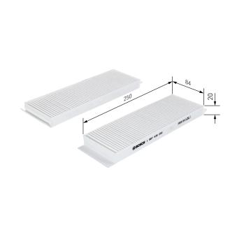 Filtre, air de l'habitacle BOSCH OEM 971334P000