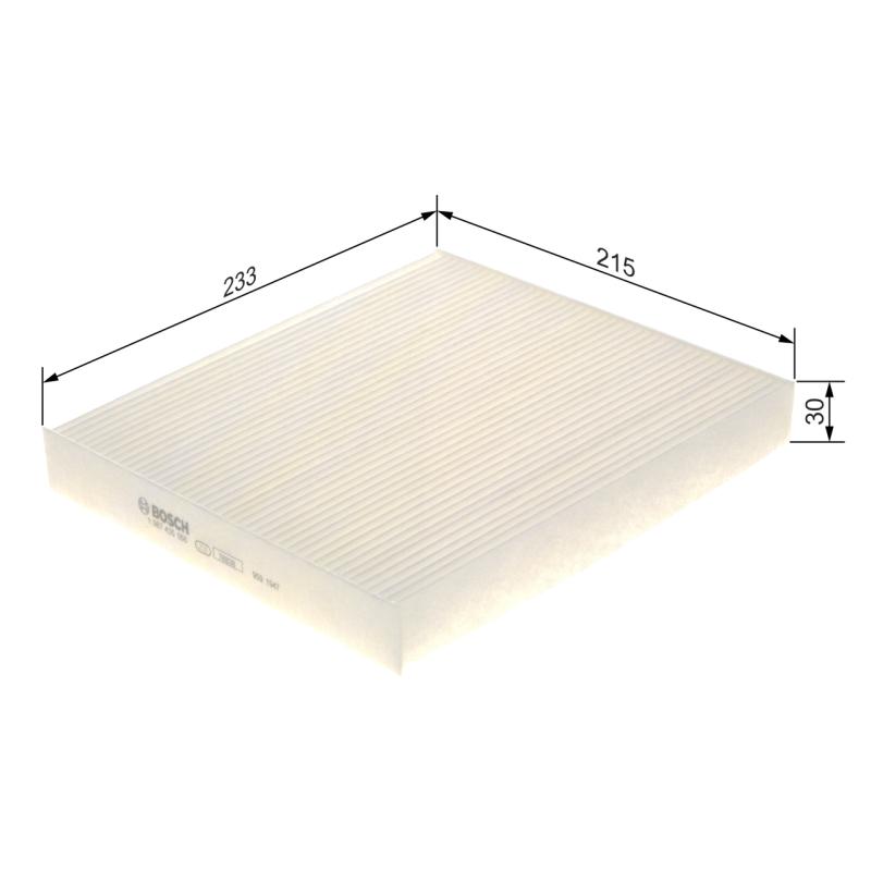Filtre, air de l'habitacle BOSCH 1 987 435 056 - Visuel 1