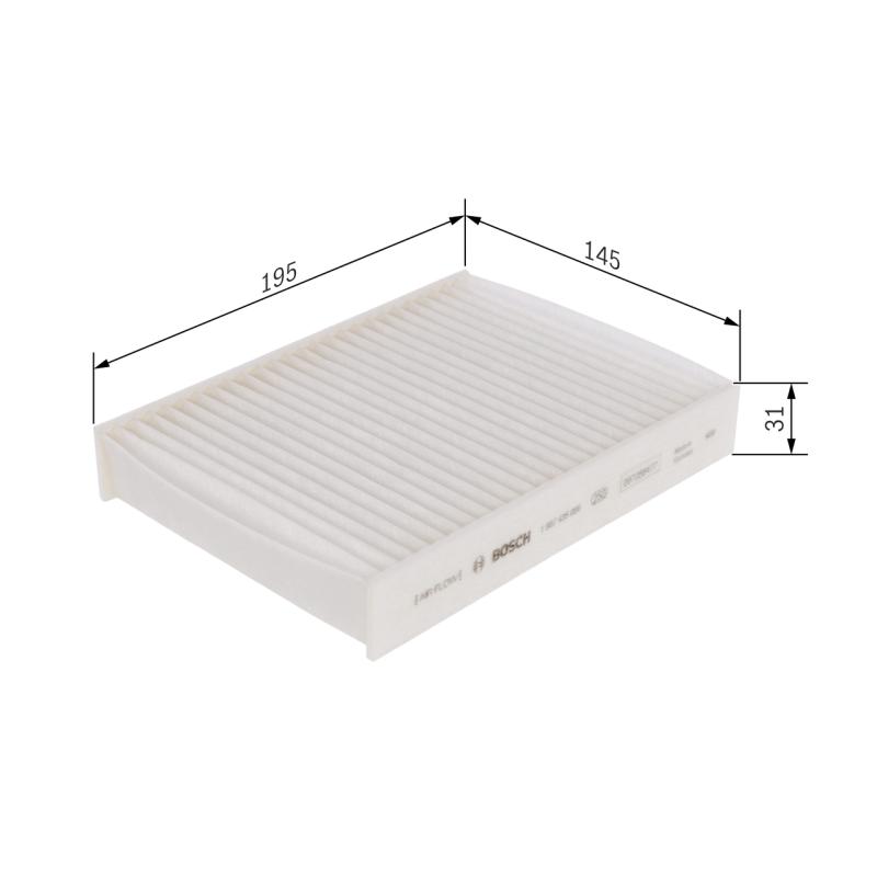 Filtre, air de l'habitacle BOSCH 1 987 435 066 - Visuel 1