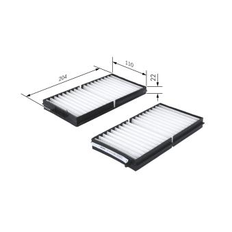 Filtre, air de l'habitacle BOSCH OEM GE6T61J6X9A