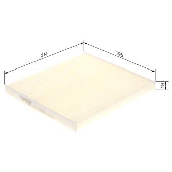 Filtre, air de l'habitacle BOSCH OEM 8856813010