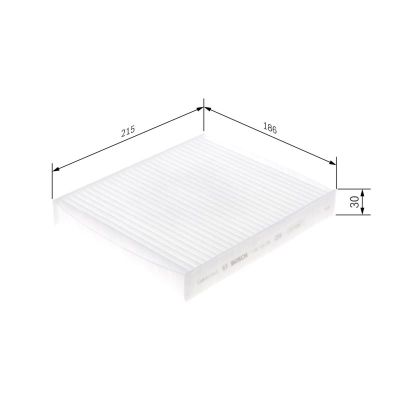 Filtre, air de l'habitacle BOSCH 1 987 435 108 - Visuel 1
