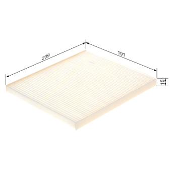 Filtre, air de l'habitacle BOSCH OEM 971334L000