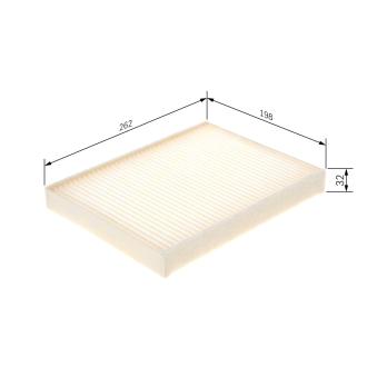 Filtre, air de l'habitacle BOSCH OEM 64319216589