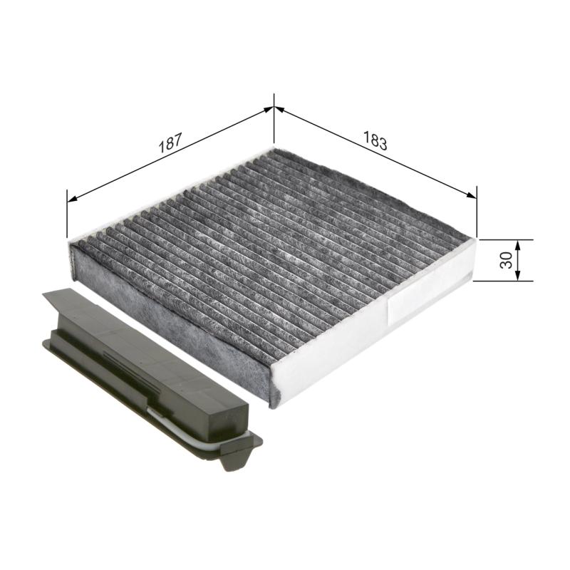 Filtre, air de l'habitacle BOSCH 1 987 435 501 - Visuel 1