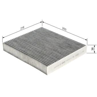 Filtre, air de l'habitacle BOSCH OEM 97057362300 Filtre, air de l'habitacle BOSCH OEM 97057362300