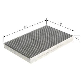 Filtre, air de l'habitacle BOSCH OEM 2994769
