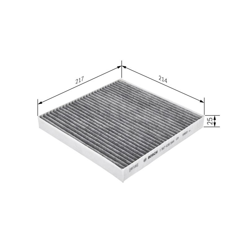 Filtre, air de l'habitacle BOSCH 1 987 435 544 - Visuel 1
