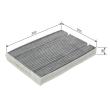 BOSCH 1 987 435 547 - Filtre, air de l'habitacle