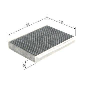 Filtre, air de l'habitacle BOSCH OEM 52063810