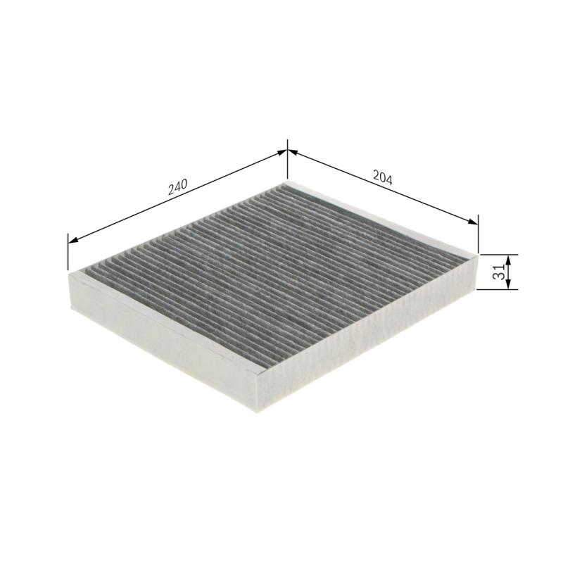 Filtre, air de l'habitacle BOSCH 1 987 435 575 - Visuel 1