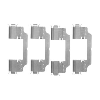 Kit d'accessoires, plaquette de frein à disque BOSCH 1 987 474 451 pour FIAT SCUDO 2.0 D Multijet - 128cv