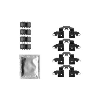 Kit d'accessoires, plaquette de frein à disque BOSCH 1 987 474 484 pour FIAT DOBLO 1.2 4x4 - 90cv