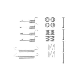 Kit d'accessoires, mâchoires de frein de stationnement BOSCH [1 987 475 324]