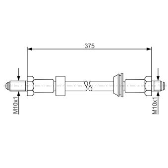 Flexible de frein BOSCH OEM 84AB2078AA