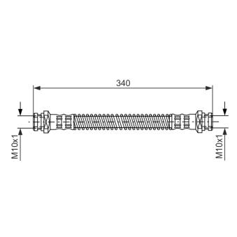 Flexible de frein BOSCH 1 987 476 343