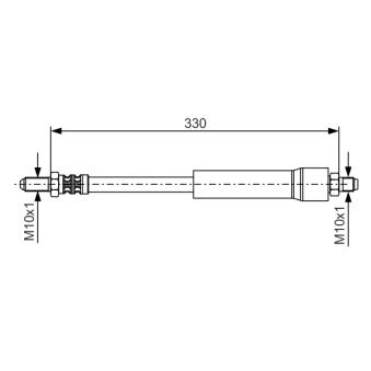 Flexible de frein BOSCH OEM 1613337