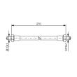 BOSCH 1 987 476 389 - Flexible de frein