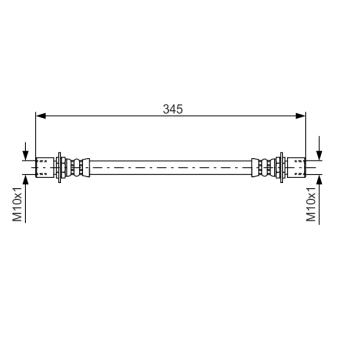 Flexible de frein BOSCH OEM 9094702940