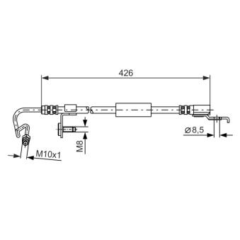 Flexible de frein BOSCH OEM 1000743