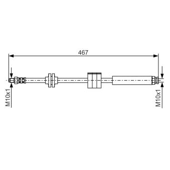 Flexible de frein BOSCH OEM 7635376