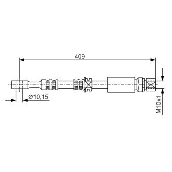 Flexible de frein BOSCH OEM 90539252