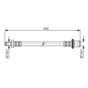 Flexible de frein BOSCH OEM 9694034405 Flexible de frein BOSCH OEM 9694034405