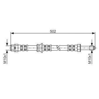 Flexible de frein BOSCH [1 987 476 971]
