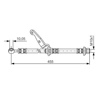 Flexible de frein BOSCH OEM 01464S10010