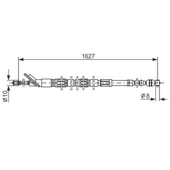 Tirette à câble, frein de stationnement BOSCH OEM 4643029045