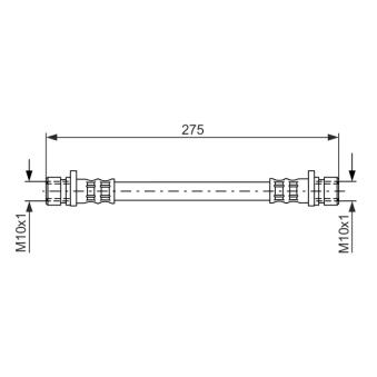 Flexible de frein BOSCH OEM 46430SB2013 Flexible de frein BOSCH OEM 46430SB2013