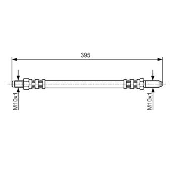 Flexible de frein BOSCH OEM 51580B80130