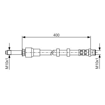 Flexible de frein BOSCH OEM 30792532