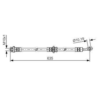 Flexible de frein BOSCH OEM 46210JD005