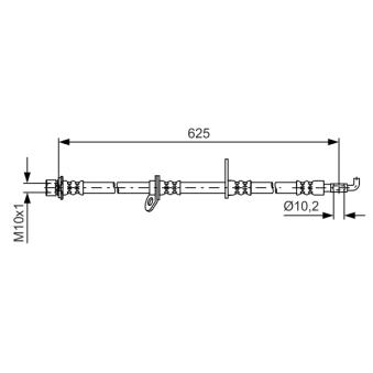 Flexible de frein BOSCH OEM 9094702F93