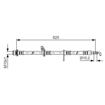 Flexible de frein BOSCH OEM 9094702F92