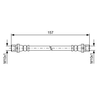 Flexible de frein BOSCH OEM 90947W2015