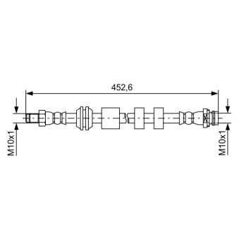 Flexible de frein BOSCH OEM 31305080