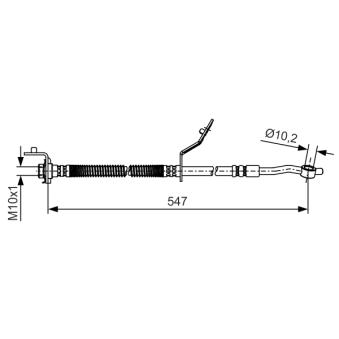Flexible de frein BOSCH OEM 587321K000 Flexible de frein BOSCH OEM 587321K000